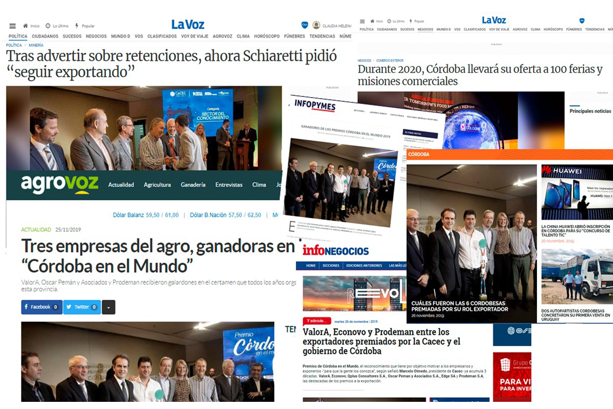 Los Córdoba en el Mundo 2019 en la prensa