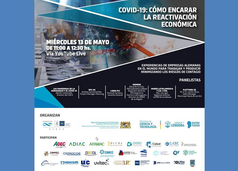 Webinar: COVID19 Cómo encarar la reactivación económica