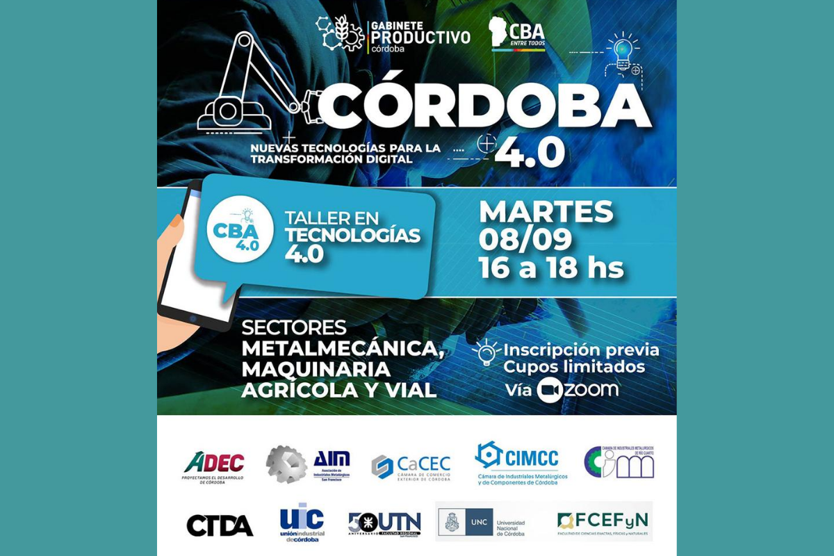 No te pierdas los talleres sectoriales de CÓRDOBA 4.0