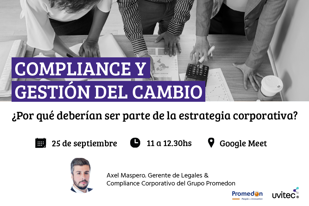 Participá de Compliance y Gestión del Cambio