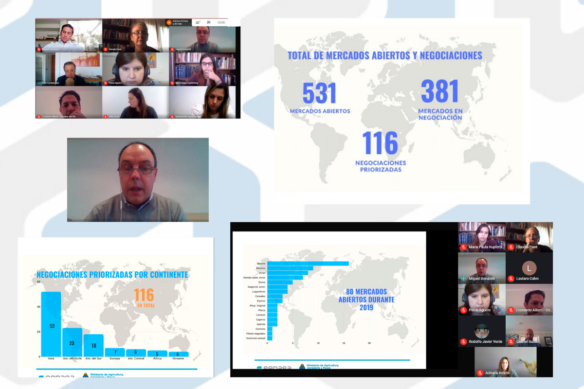 SENASA destacó los ejes de apertura y mantenimiento  de mercados internacionales