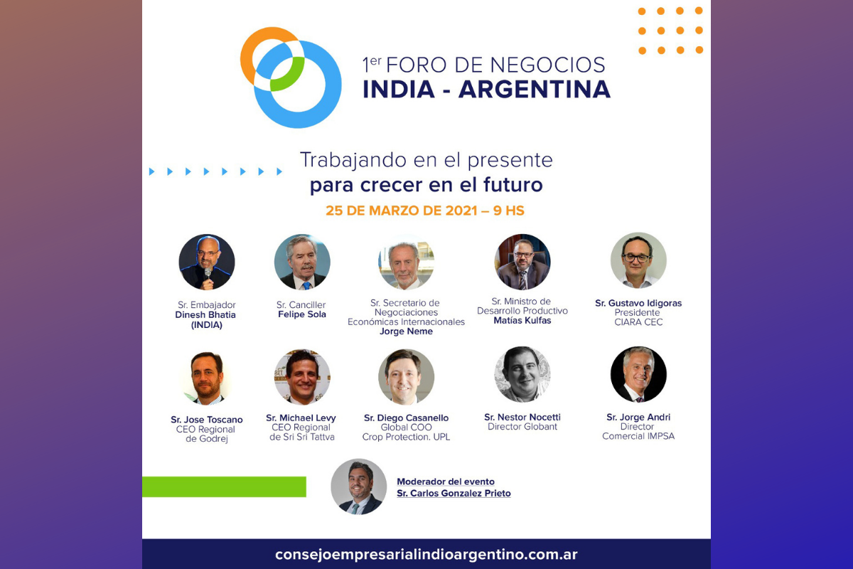 Primer Foro de Negocios India - Argentina