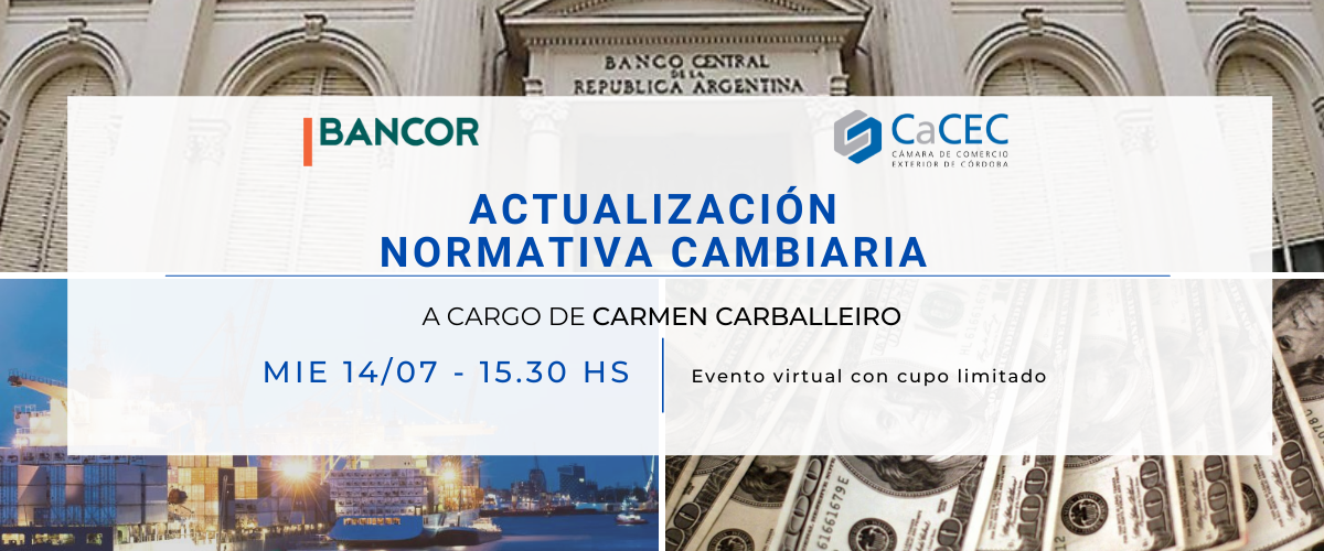 Seminario: Normativa cambiaria y comercio exterior, de la mano de Carmen Carballeiro