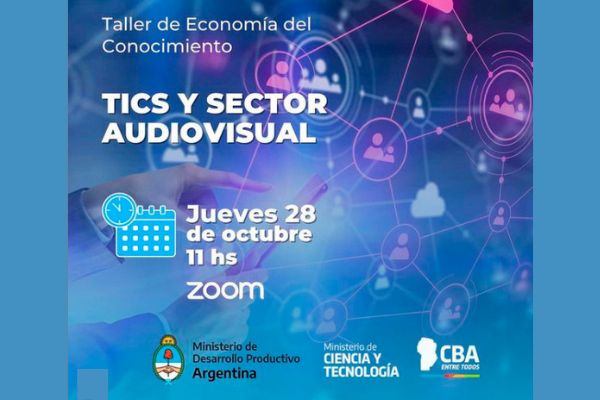 Participe del Taller para para los sectores TICs y Audiovisual