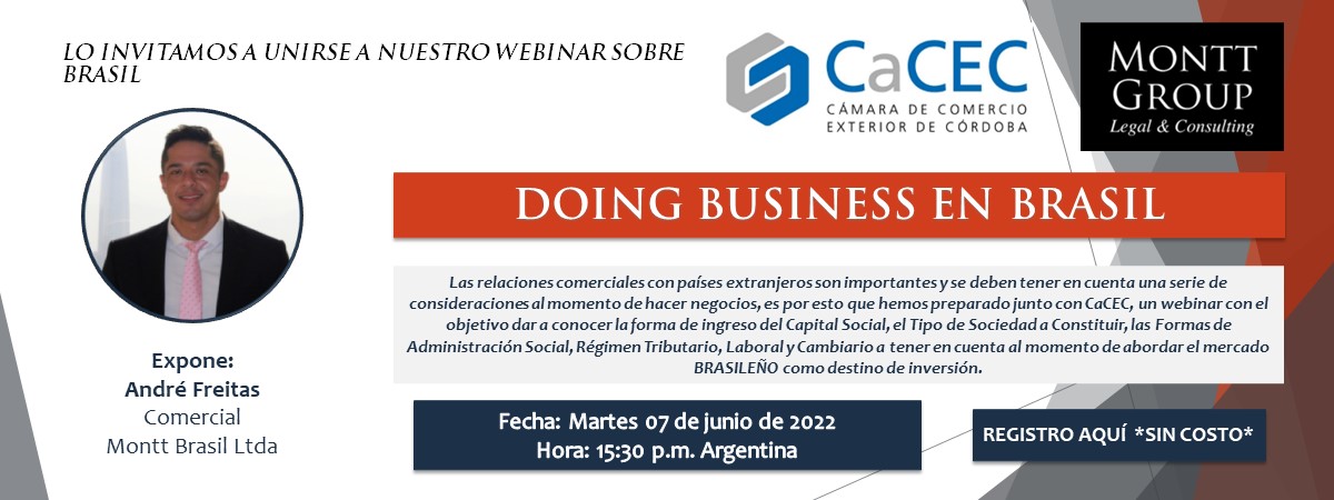 Webinar: Internacionalizá tu empresa en Brasil