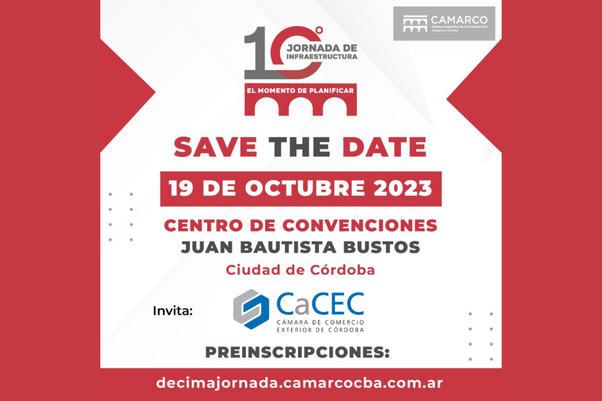 SaveTheDate: 10° Jornada de Infraestructura