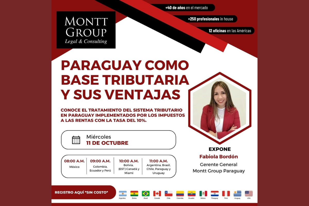 Webinar: Paraguay como base tributaria y sus ventajas