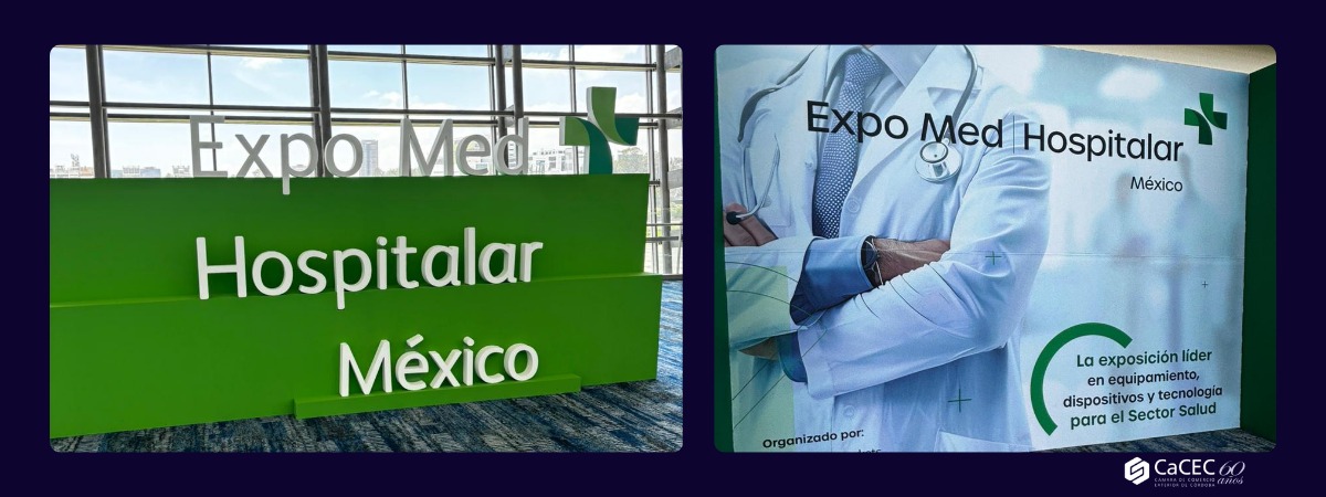 Empresas socias de CaCEC logran excelentes resultados en Expo MED México