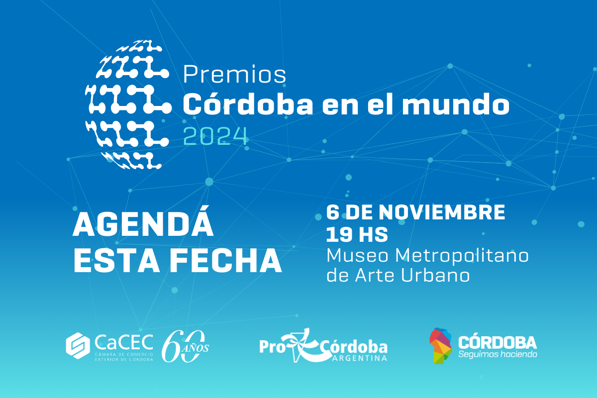 Entrega de Premios Córdoba en el Mundo 2024: celebraremos el éxito de nuestros exportadores